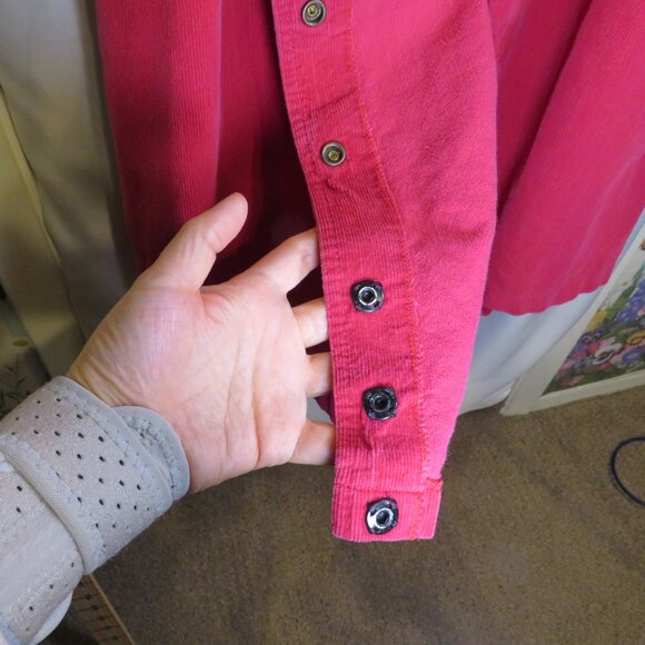 Vintage Kathy White SPORT Corduroy Skirt Hot Pink Wheelchair Friendly 100 Cotton - Picture 7 of 9